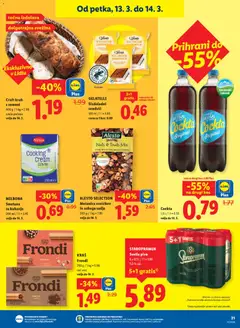 Lidl katalog akcije – veljaven od 12.03.2026 | Stran: 39 | Izdelki: Kos, Kruh, Pivo, Smetana
