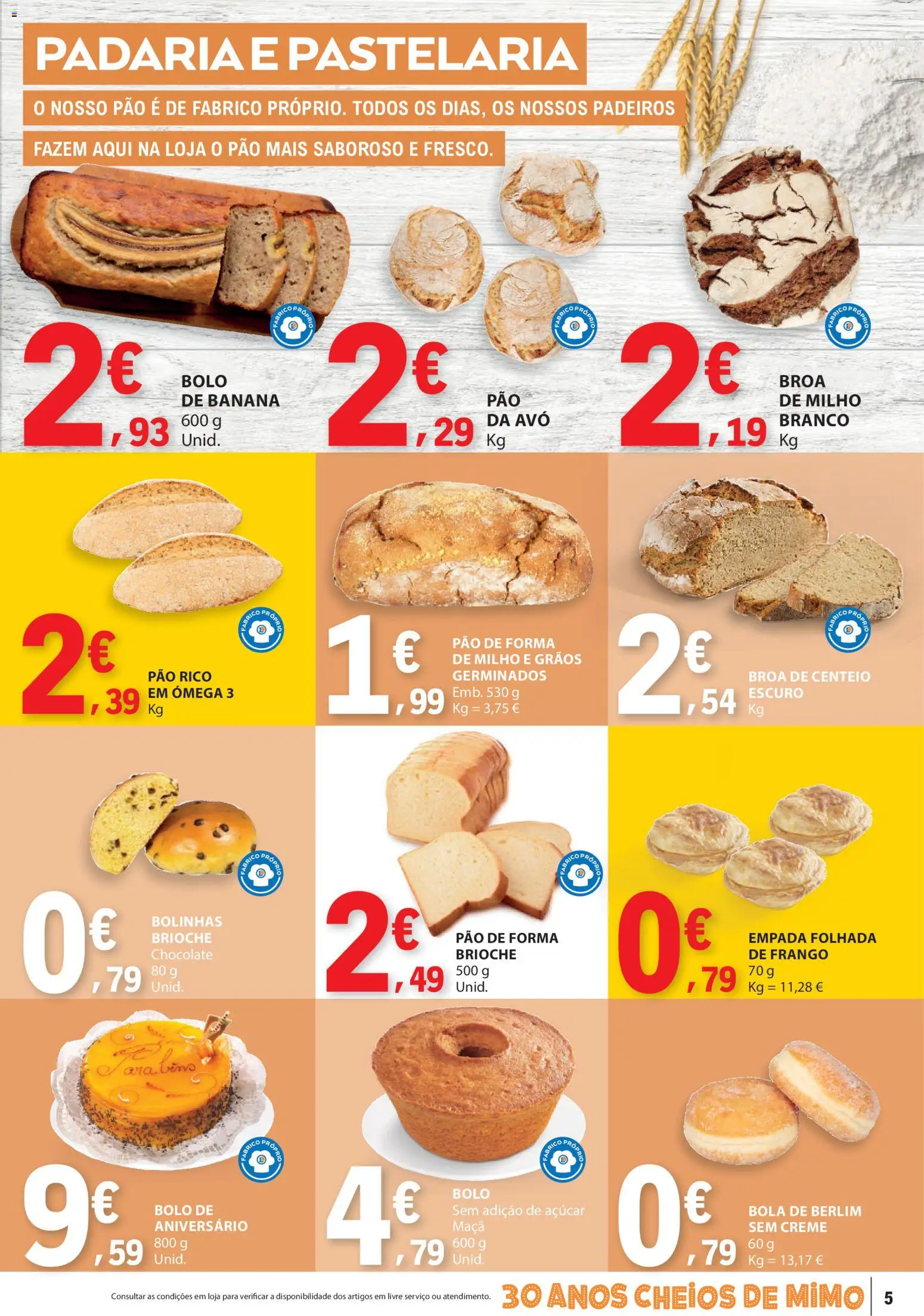 E.Leclerc folheto │ válido de 22.01.2026 | Página: 5 | Produtos: Ômega 3, Frango, Maça, Creme