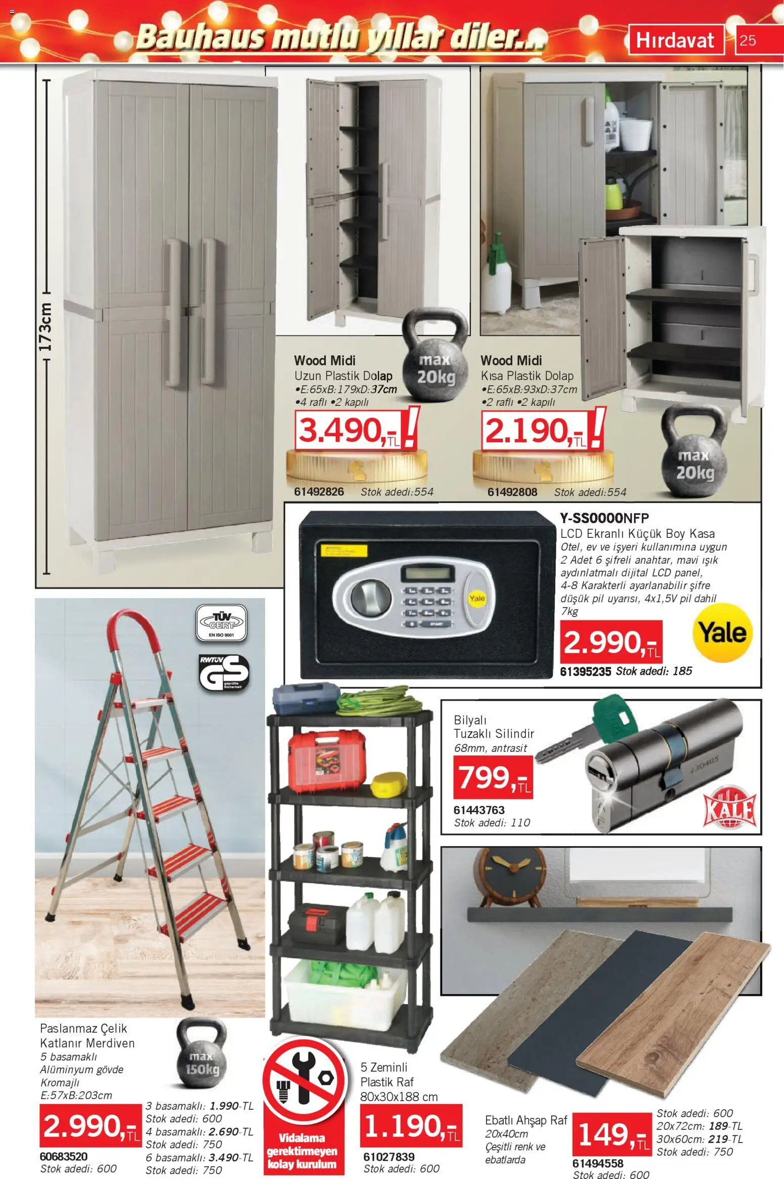 Bauhaus Katalog - 29.11.2025 tarihinden itibaren geçerlidir | Sayfa: 25