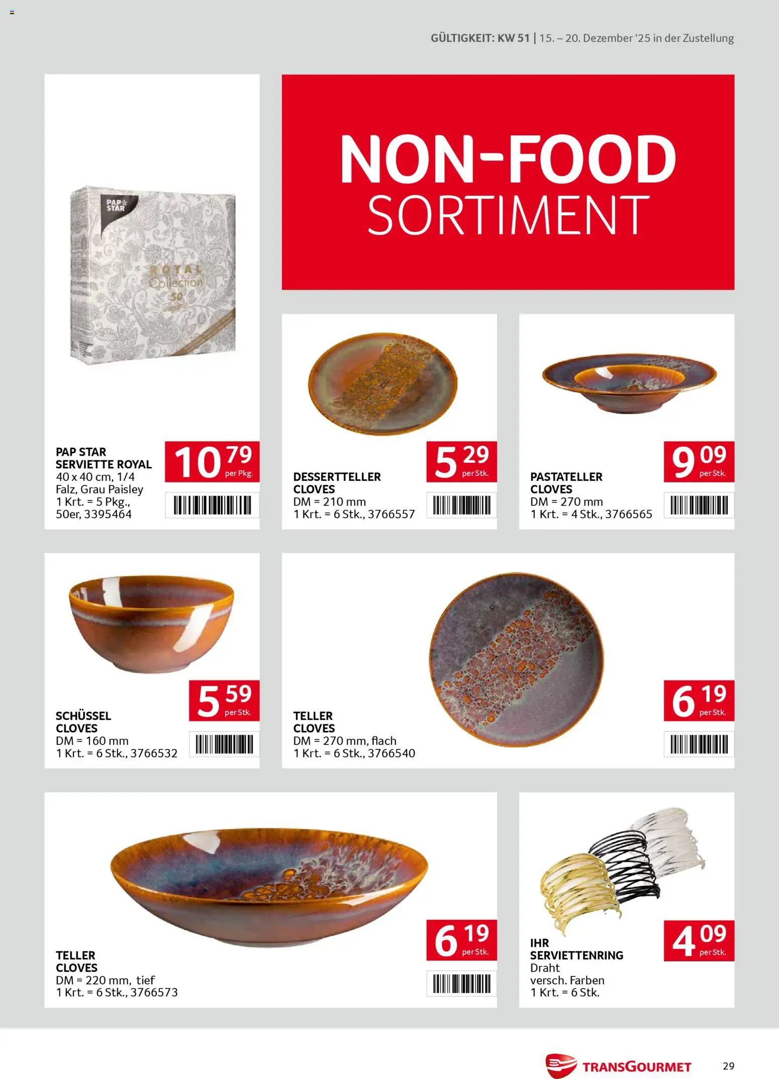 Transgourmet Zustellaktion gültig ab 15.12.2025 | Seite: 29