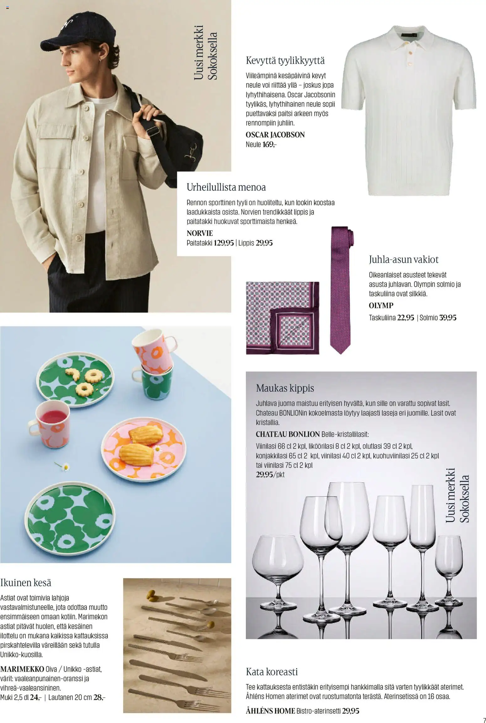 Sokos tarjoukset – voimassa 20.04.2026 alkaen | Sivu: 7 | Tuotteet: Voi, Lippis, Neule, Lautanen