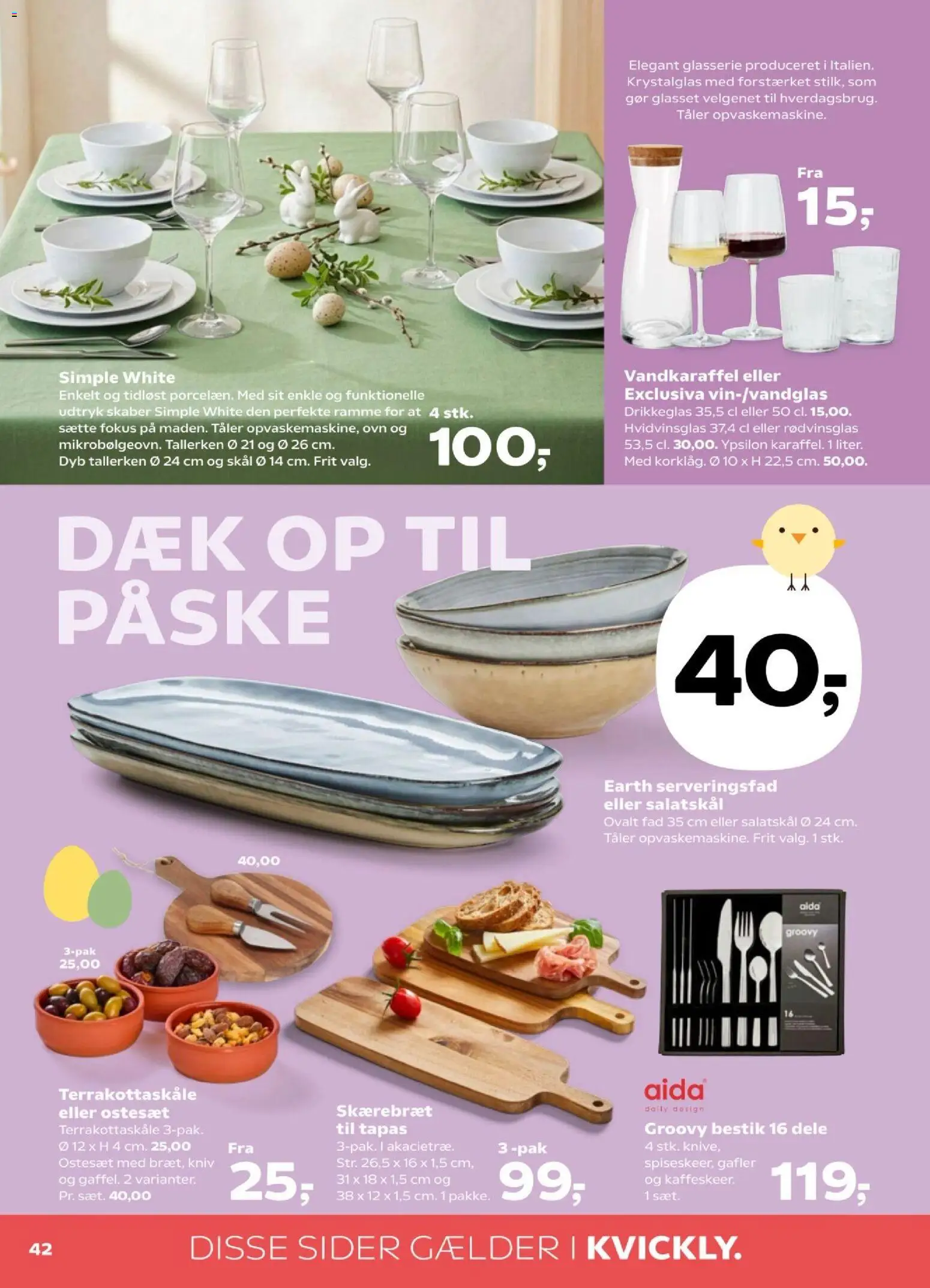 Kvickly tilbudsavis – gyldig fra 27.03.2026 | Side: 43 | Produkter: Skærebræt, Søm, Ovn