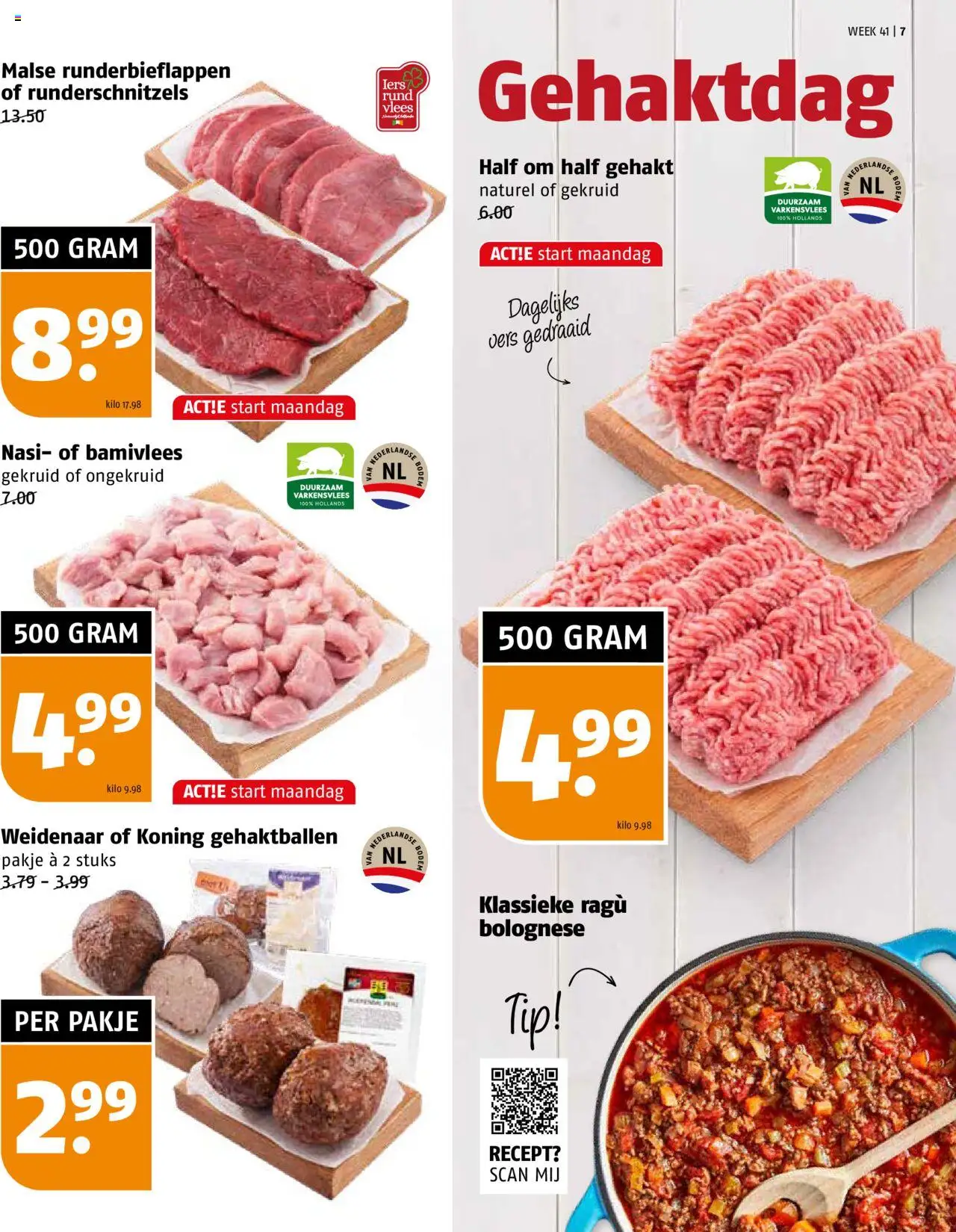 {H1} | Pagina: 7 | Producten: Varkensvlees, Kisperec, Gehakt