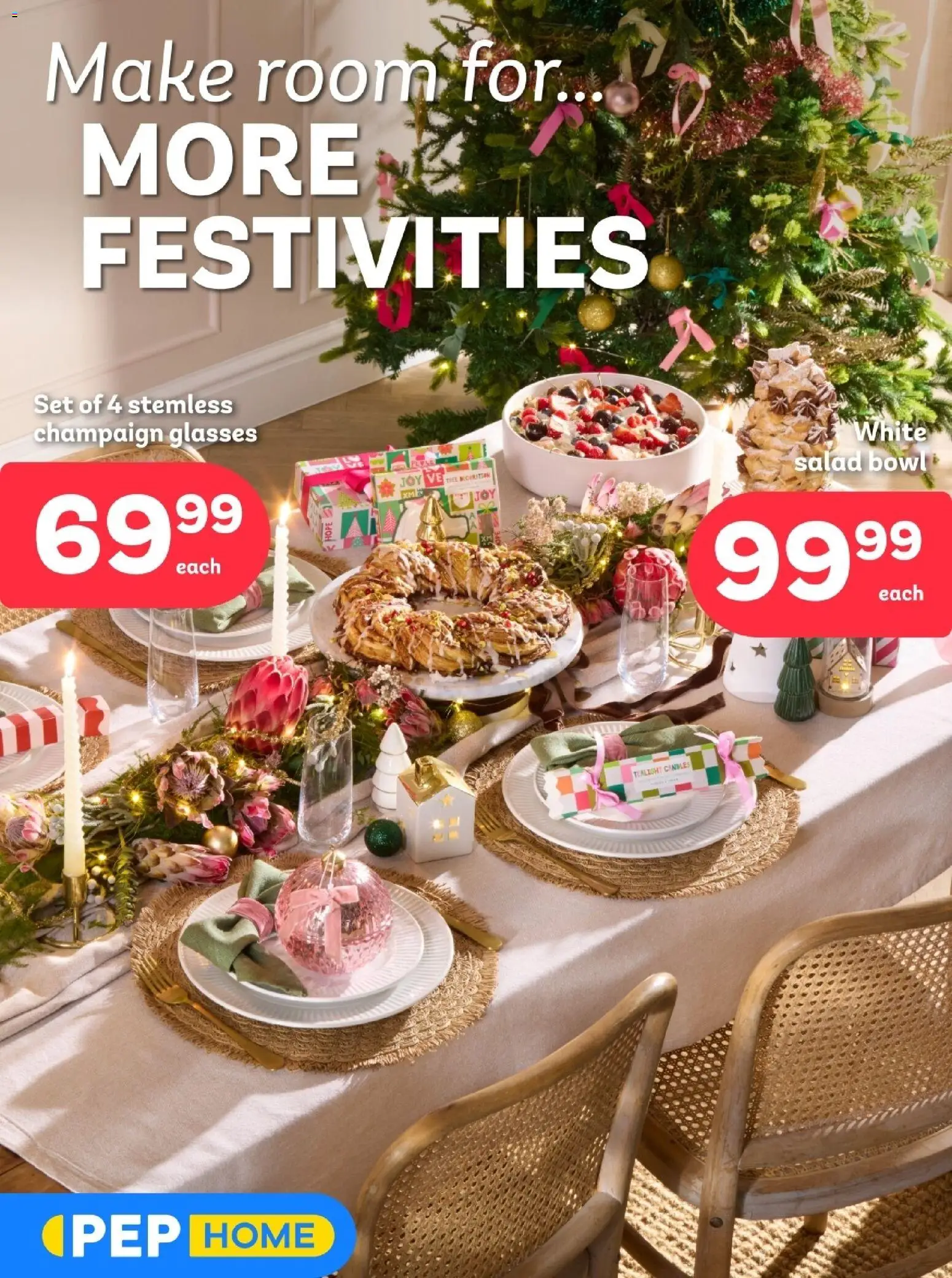 New PEP Stores catalogue – valid from 24.10.2025 | Page: 1 | Products: Glasses, Bowl, Salad