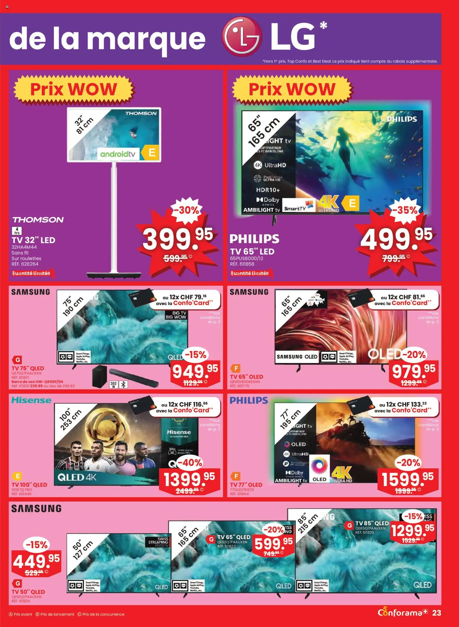 Conforama aktionen FR – gültig ab 25.03.2026 | Seite: 23