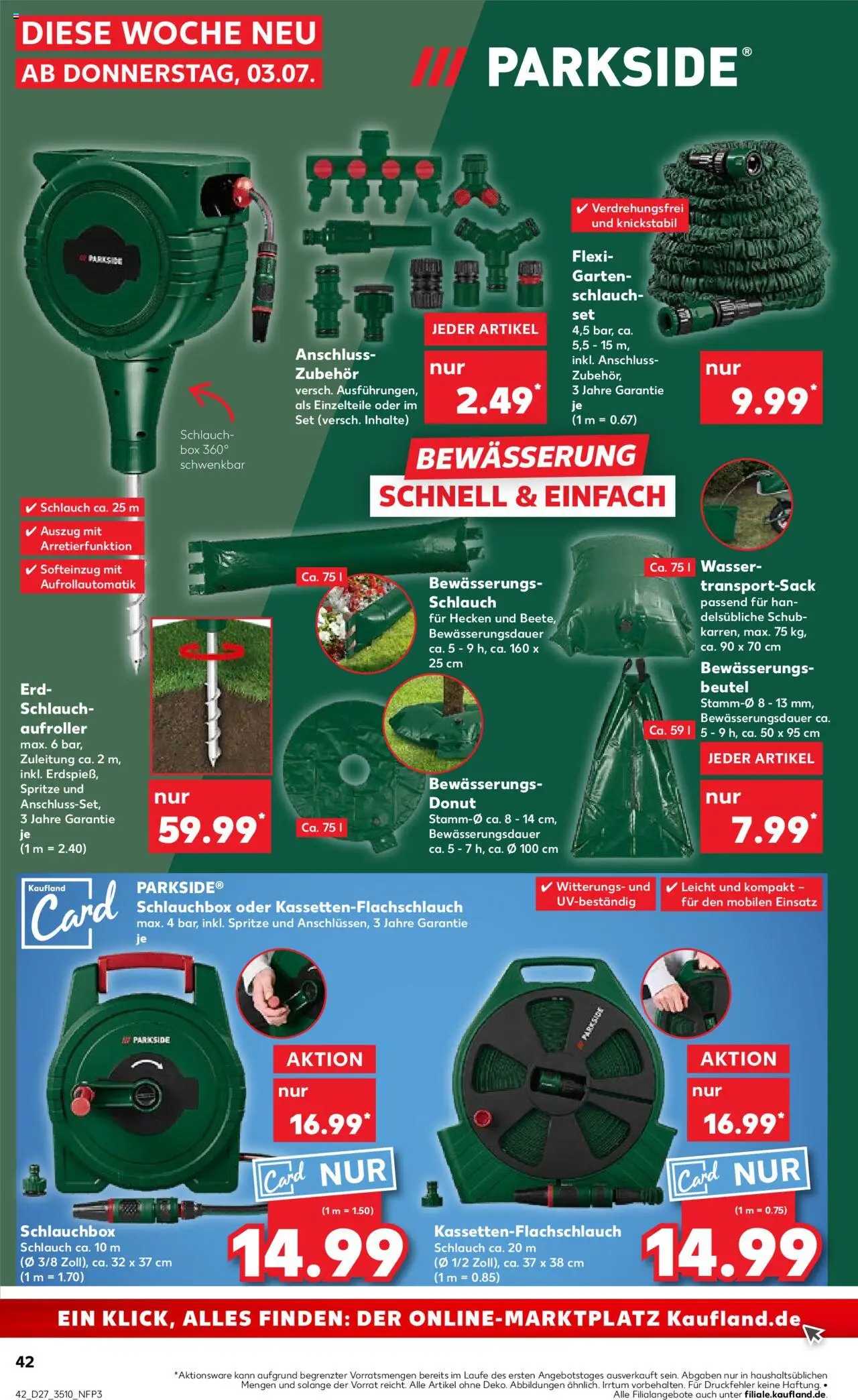 Kaufland prospekt Leipzig	 - gültig ab dem 03.07.2025 | Seite: 42 | Produkte: Box, Wasser, Hose