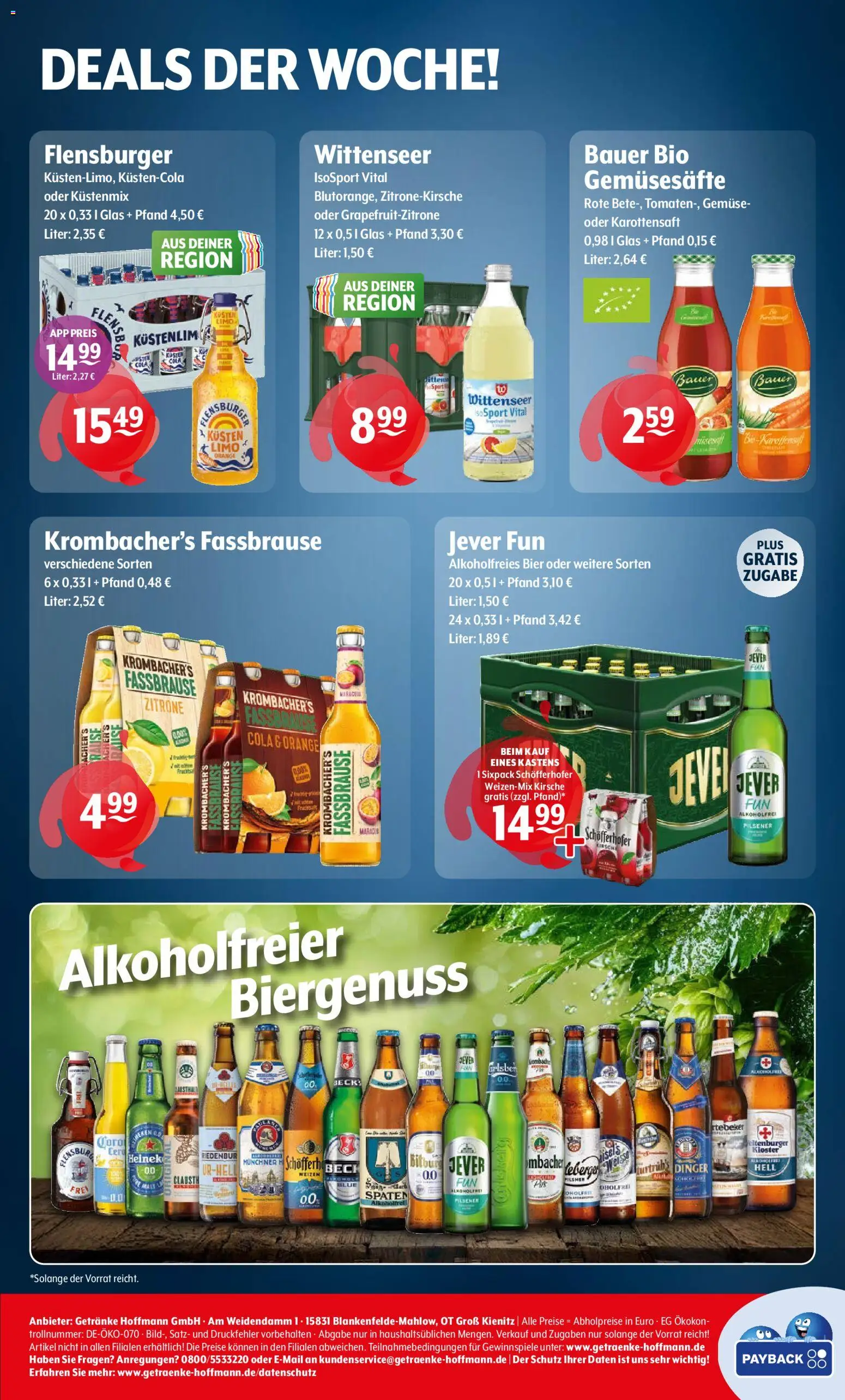 Getränke Hoffmann - Hamburg – gültig ab 26.01.2026 | Seite: 8 | Produkte: Bier, Flensburger, Gemüse, Jever
