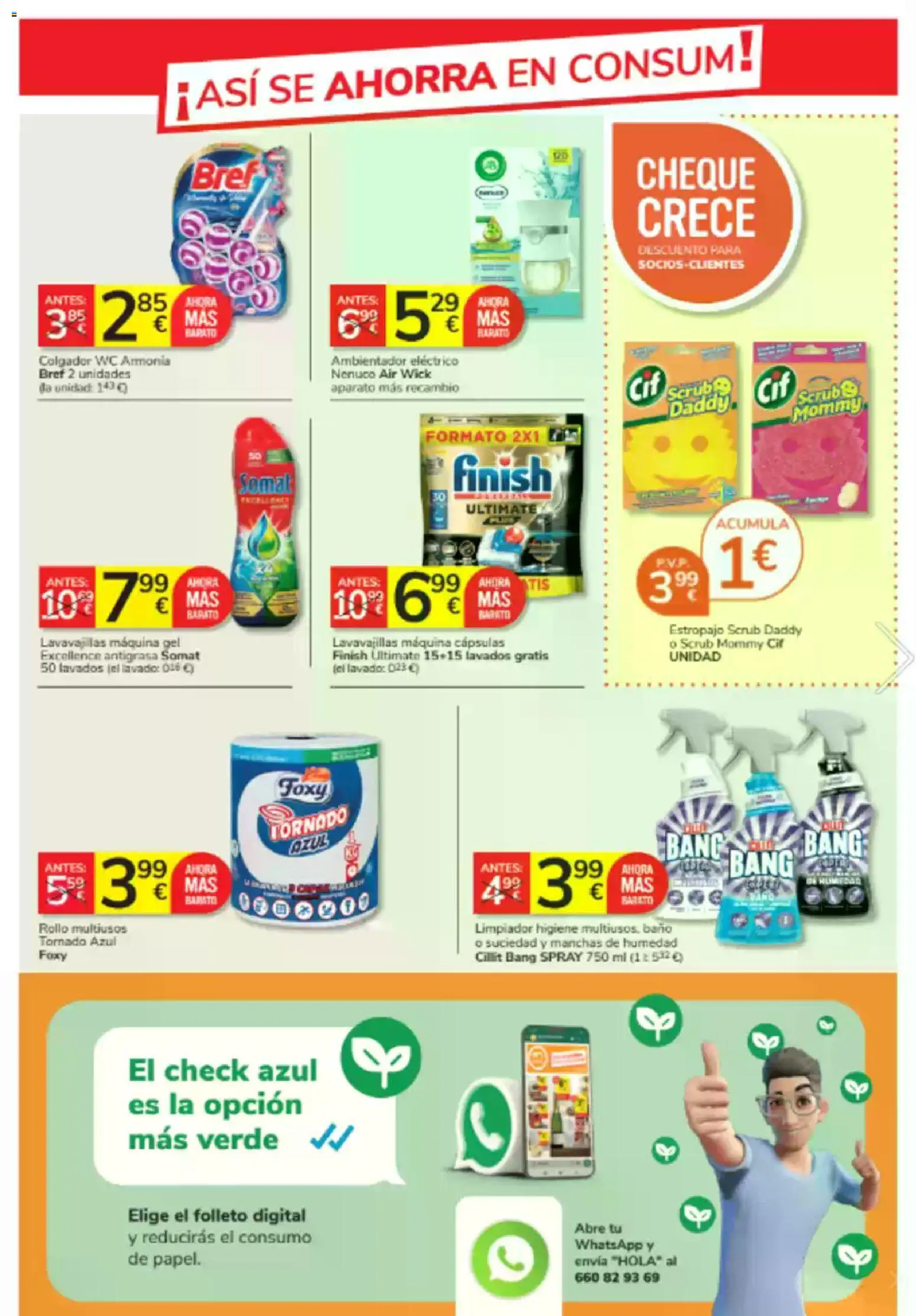Consum folleto │ válido desde el 20.11.2025 | Página: 21 | Productos: Lavavajillas, Baño