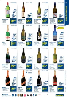 Náhled letáku Makro leták - Stabilně výhodná cena od 19.11.2025 | Strana: 23 | Produkty: Prosecco, Bohemia sekt, Víno, Champagne