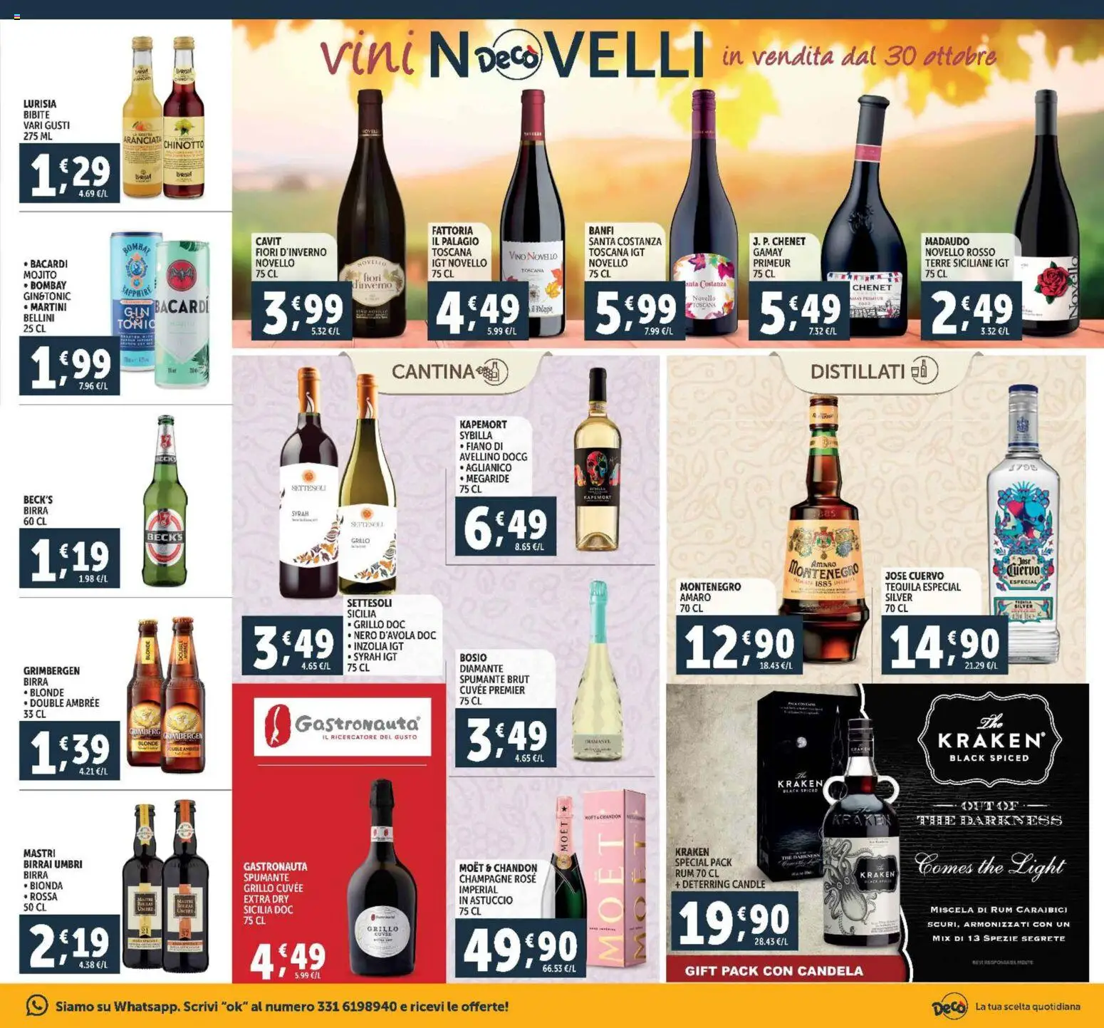Volantino Decò del 28.10.2025 | Pagina: 17 | Prodotti: Chinotto, Spezie, Bibite, Candela