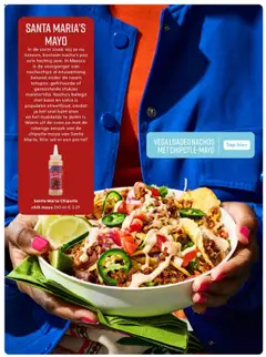 Santa Maria Chipotle chili mayo, Santa Maria Chipotle chili mayo 250 ml - Voorbeeld van een folder van Albert Heijn, geldig van 15.09.2025 | Pagina: 28 | Producten: Kaas, Oven, De oven