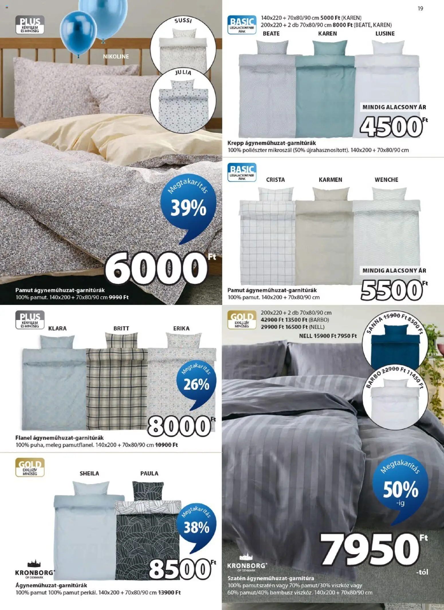 JYSK akciós ujság - amely érvényes a következő dátumtól: 08.04.2026 | Oldal: 19