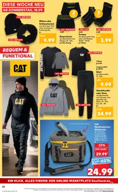 Langarmshirt, je 14.99 – gültig ab 18.09.2025 | Seite: 34 | Produkte: Shirt, Langarmshirt, T-Shirt, Socken
