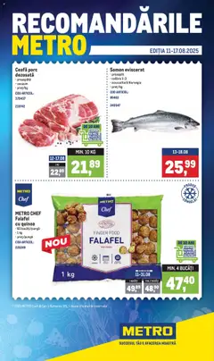 Metro catalog - Recomandările  – previzualizare al pliantului de la Metro valabil de la 11.08.2025