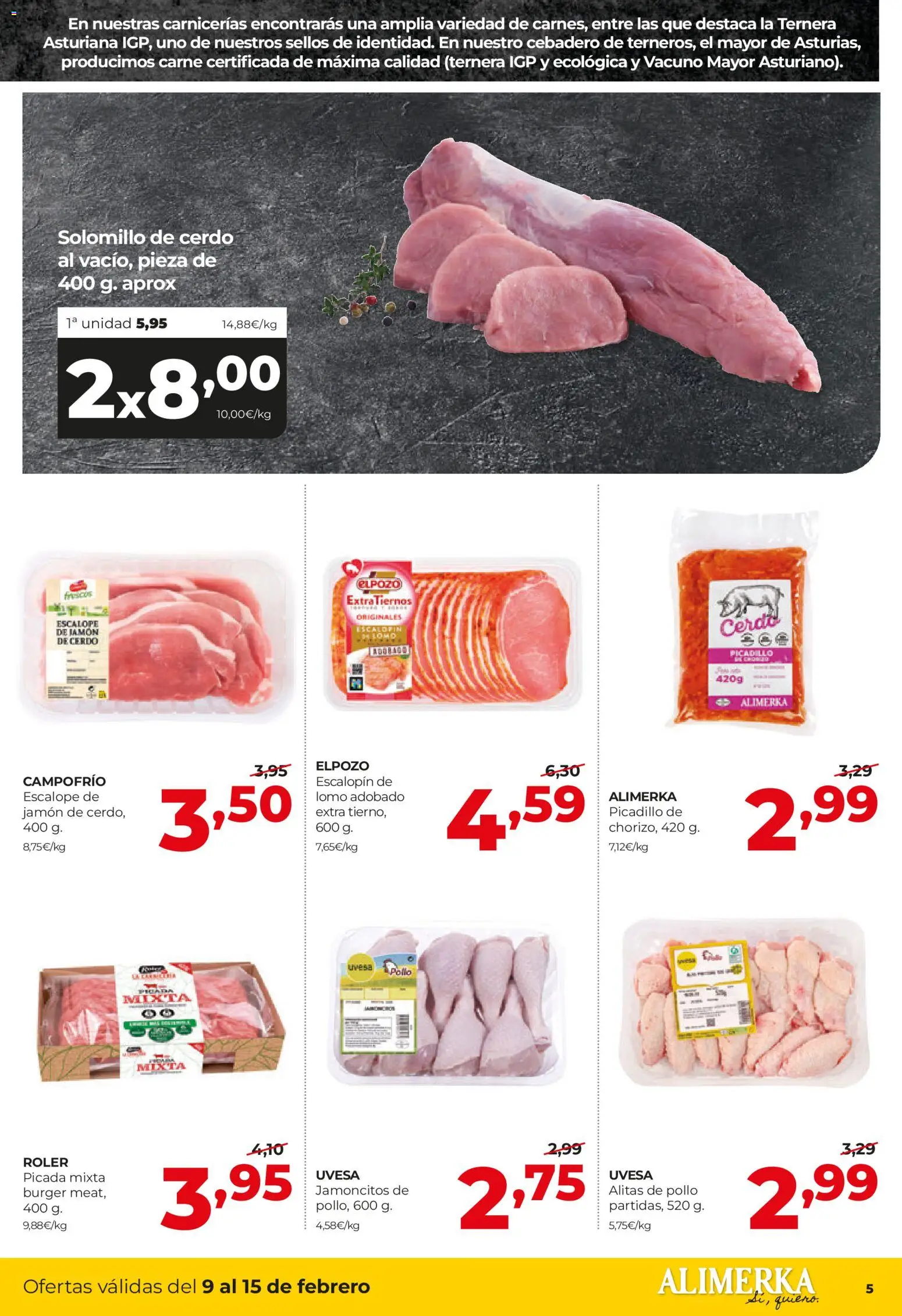 Alimerka folleto Castilla y León │ válido desde el 09.02.2026 | Página: 5