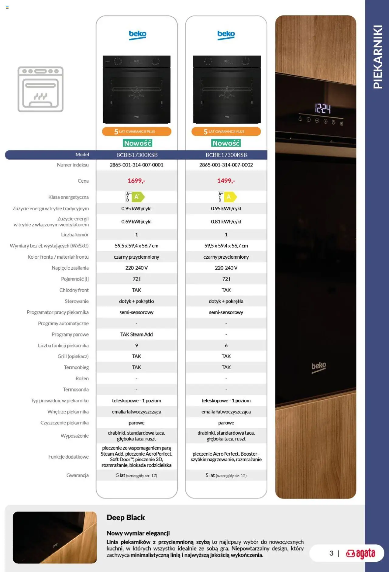 Salony Agata Gazetka - Beko AGD od 01.09.2025 | Strona: 3 | Produkty: Grill, Opiekacz, Ruszt