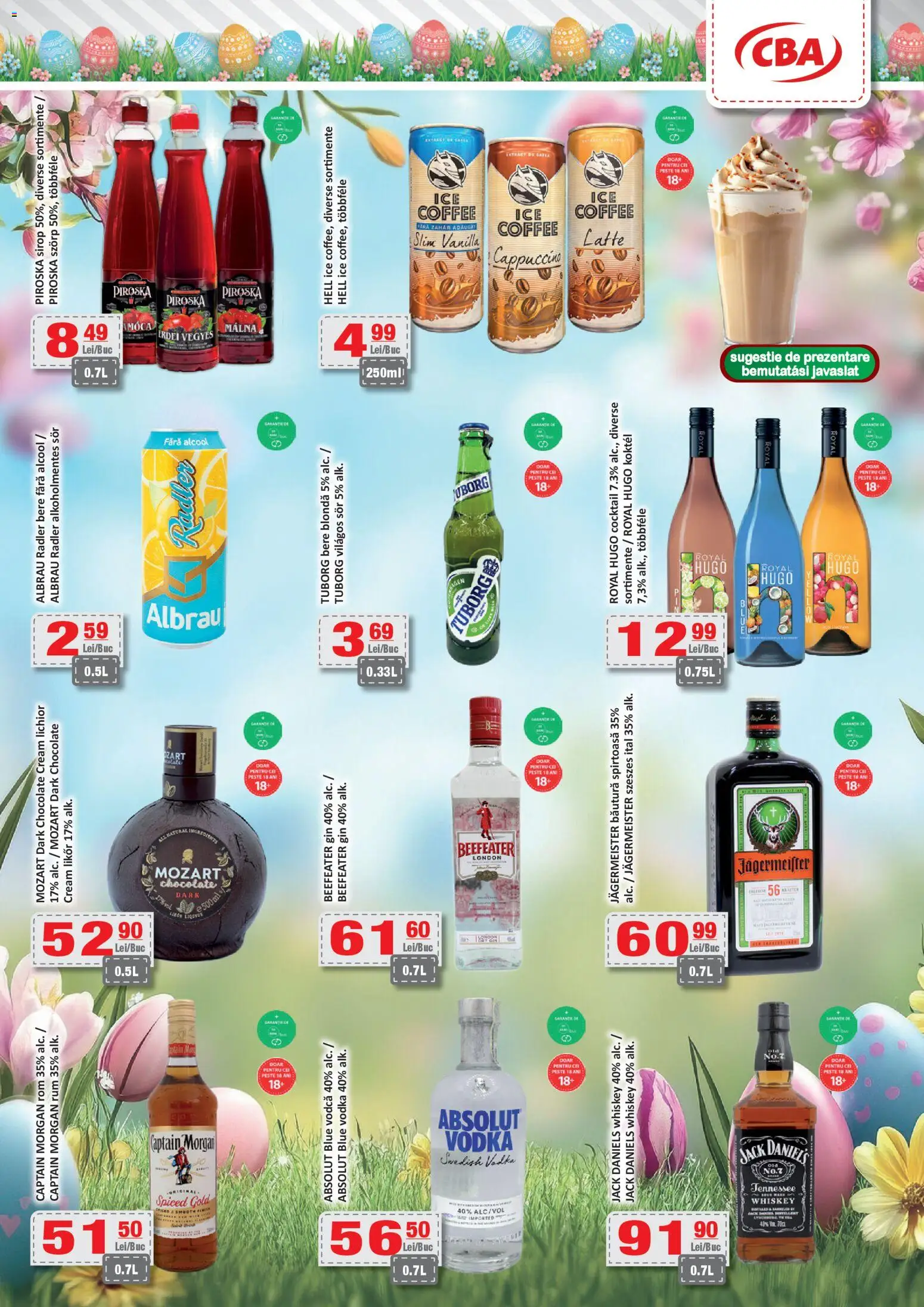 Noul catalog CBA – valabil de la 27.03.2026 | Pagină: 8 | Produse: Cocktail, Pește, Gin, Sirop