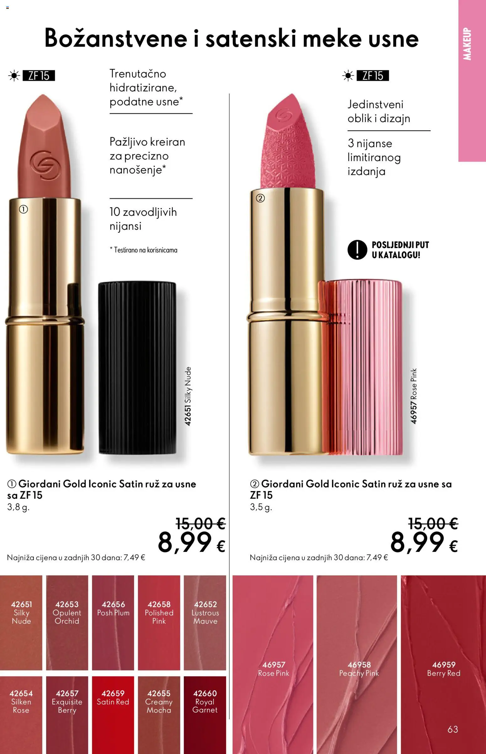 Oriflame katalog | vrijedi od 10.12.2025 | Stranica: 63 | Proizvodi: Ruž