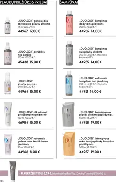 Oriflame leidinys galioja nuo 11.03.2026 | Puslapis: 154 | Prekių: Plaukų želė, Tonikas, Šampūnas, Šveitiklis