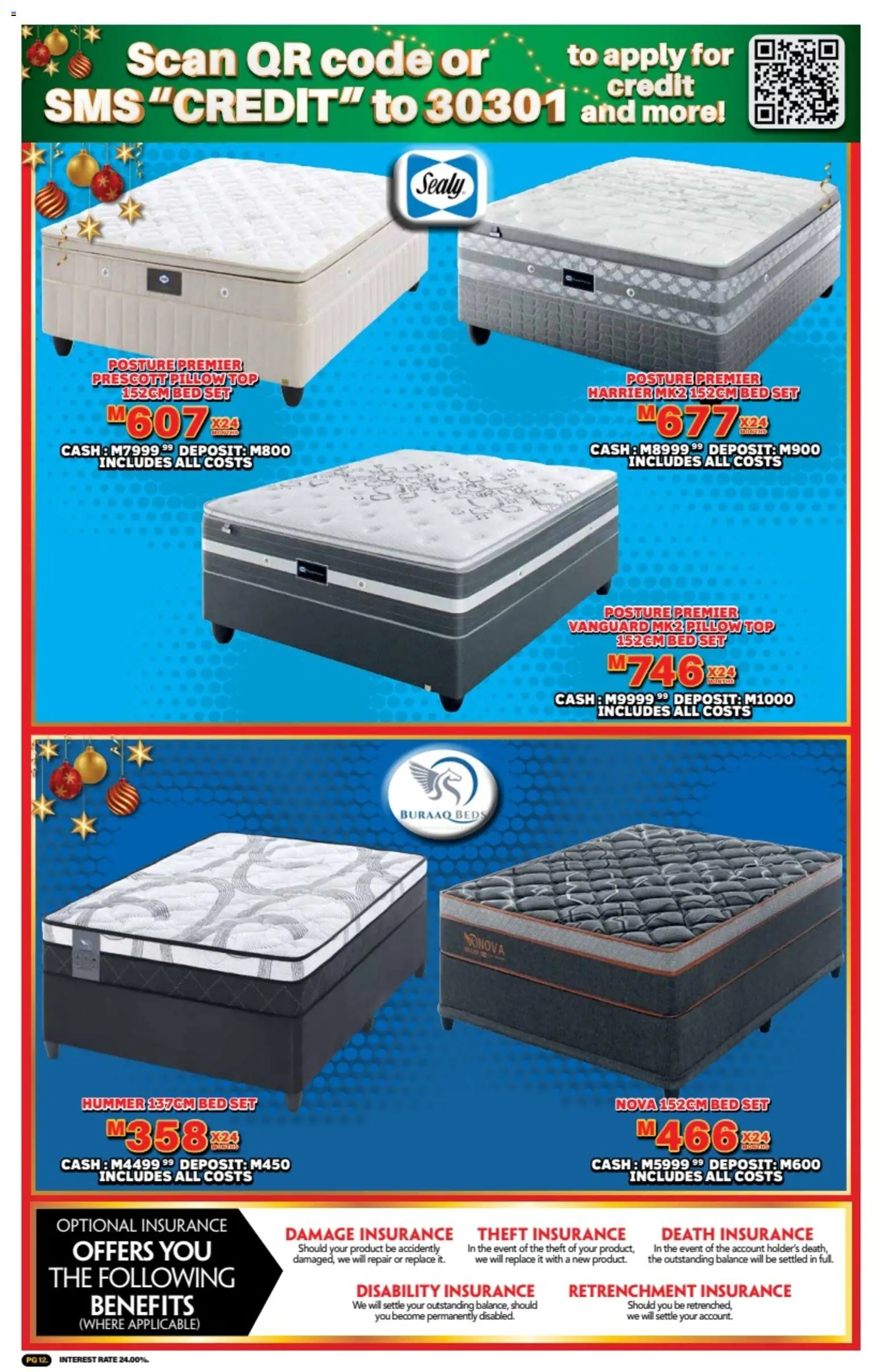New Lewis Stores catalogue – valid from 10.11.2025 | Page: 12 | Products: Bed, Pillow