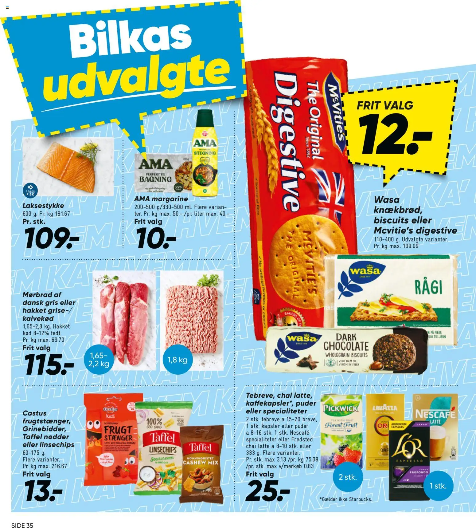 Bilka tilbudsavis – gyldig fra 16.01.2026 | Side: 16 | Produkter: Hakket kød, Nødder, Linsechips, Margarine