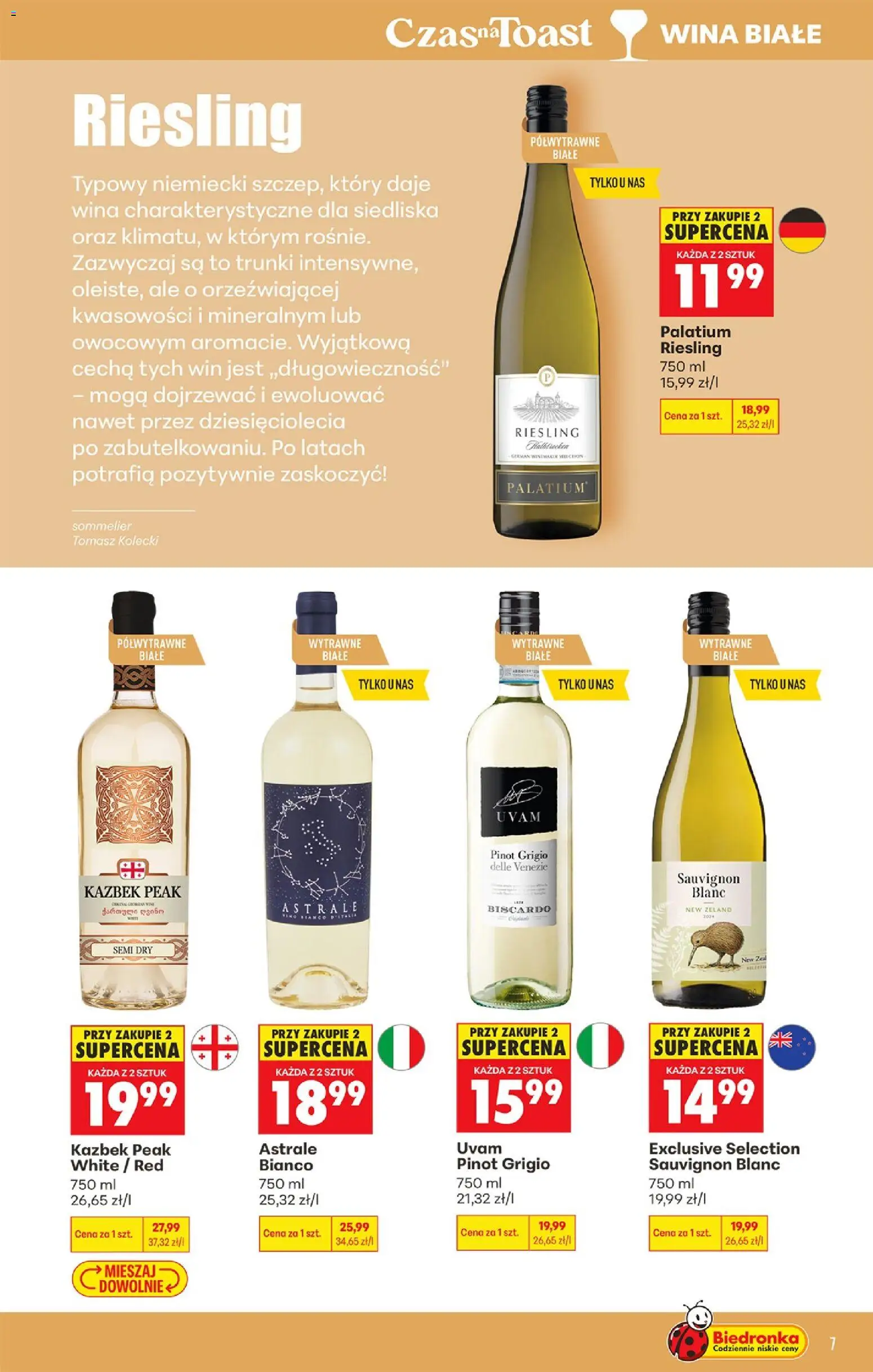Biedronka gazetka - Czas na toast od 20.04.2026 | Strona: 7