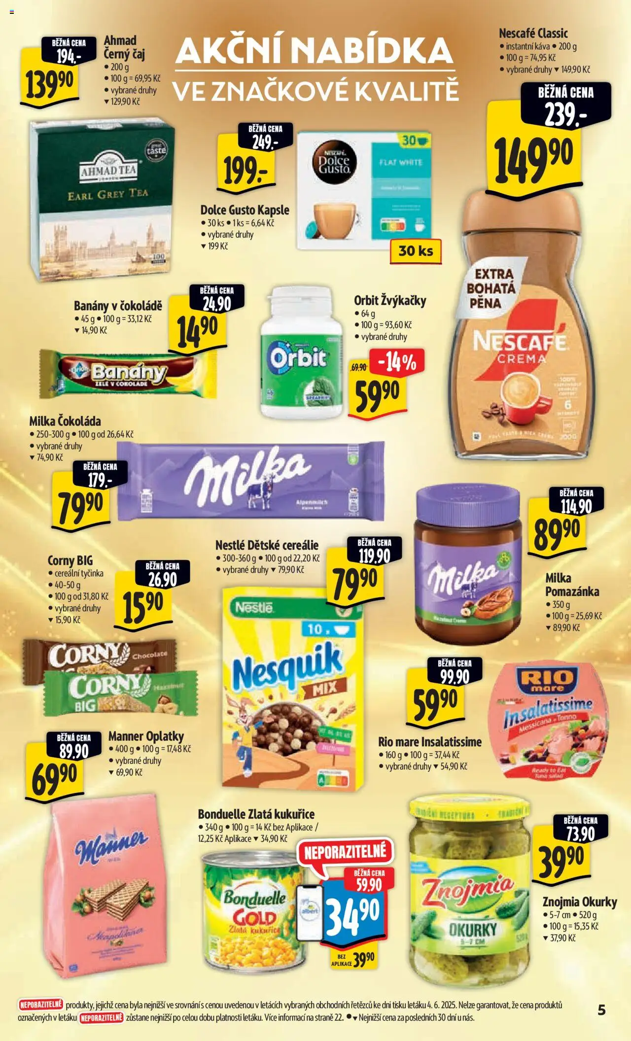 Albert leták - Hypermarket od 11.06.2025 | Strana: 11 | Produkty: Dolce Gusto, Banány, Čaj, Crema