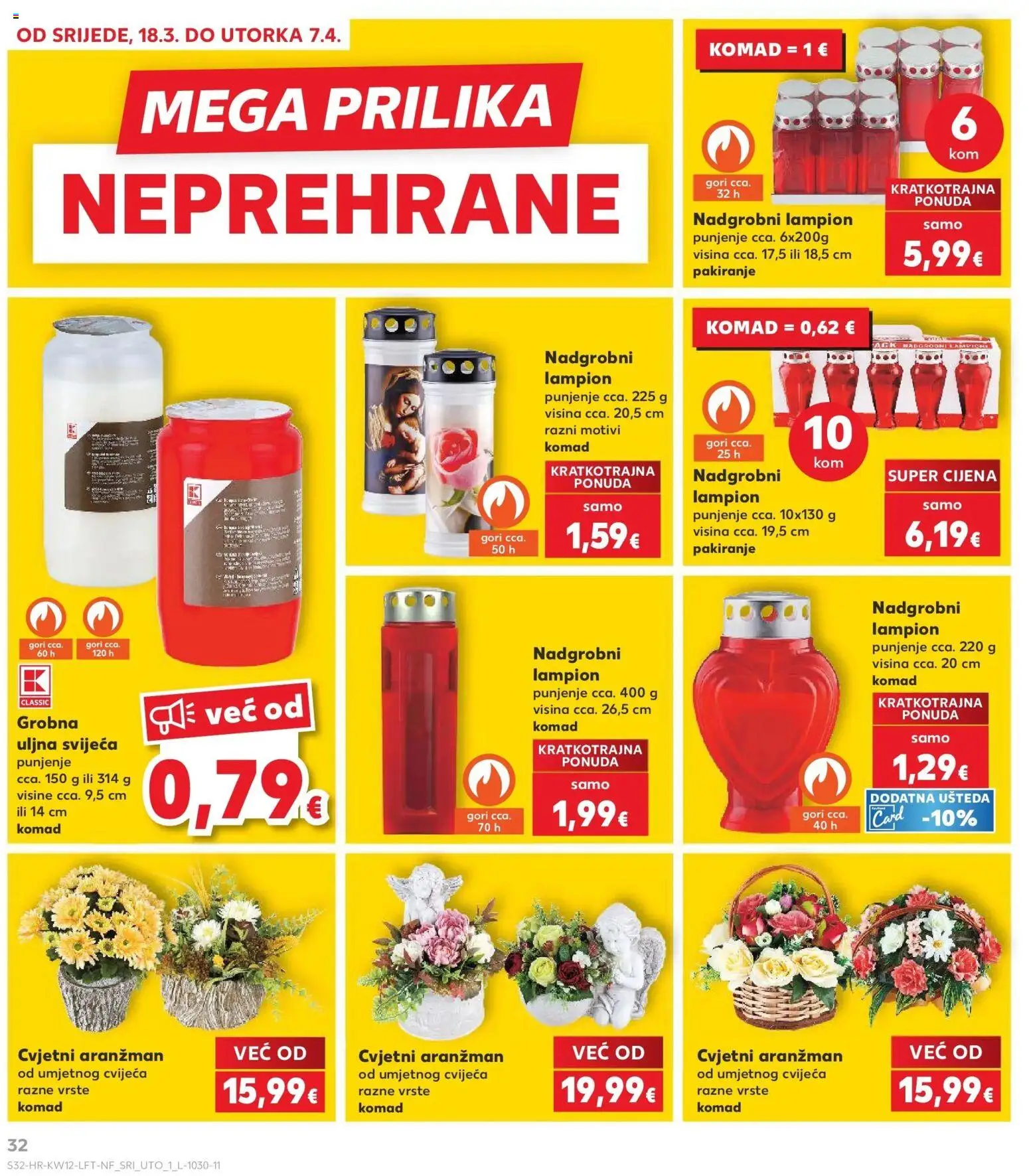 Kaufland katalog | vrijedi od 17.03.2026 | Stranica: 32 | Proizvodi: Lampion