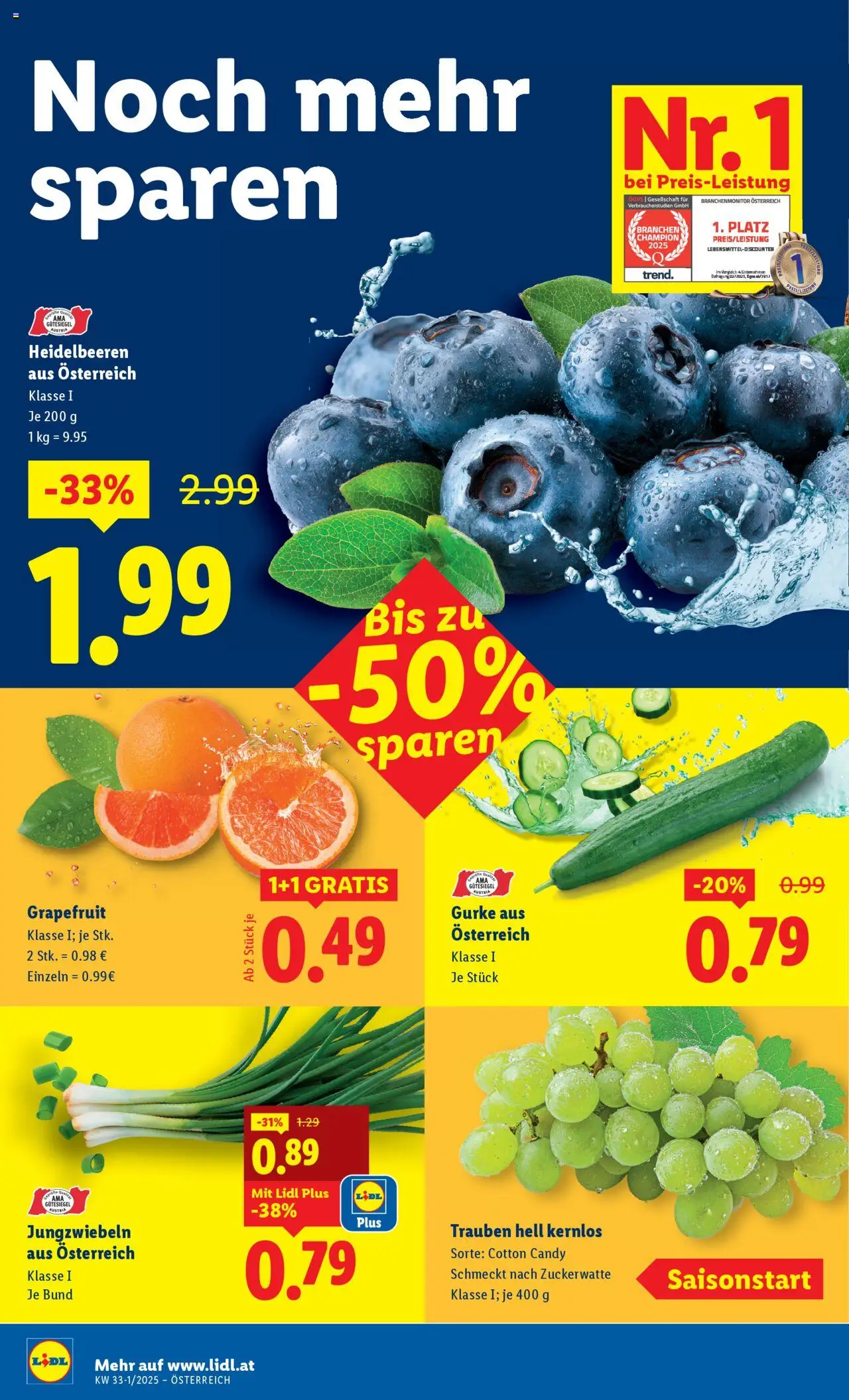 Lidl Flugblatt - Altenmarkt im Pongau, St. Johann im Pongau, Zell am See gültig ab 07.08.2025 | Seite: 36 | Produkte: Grapefruit