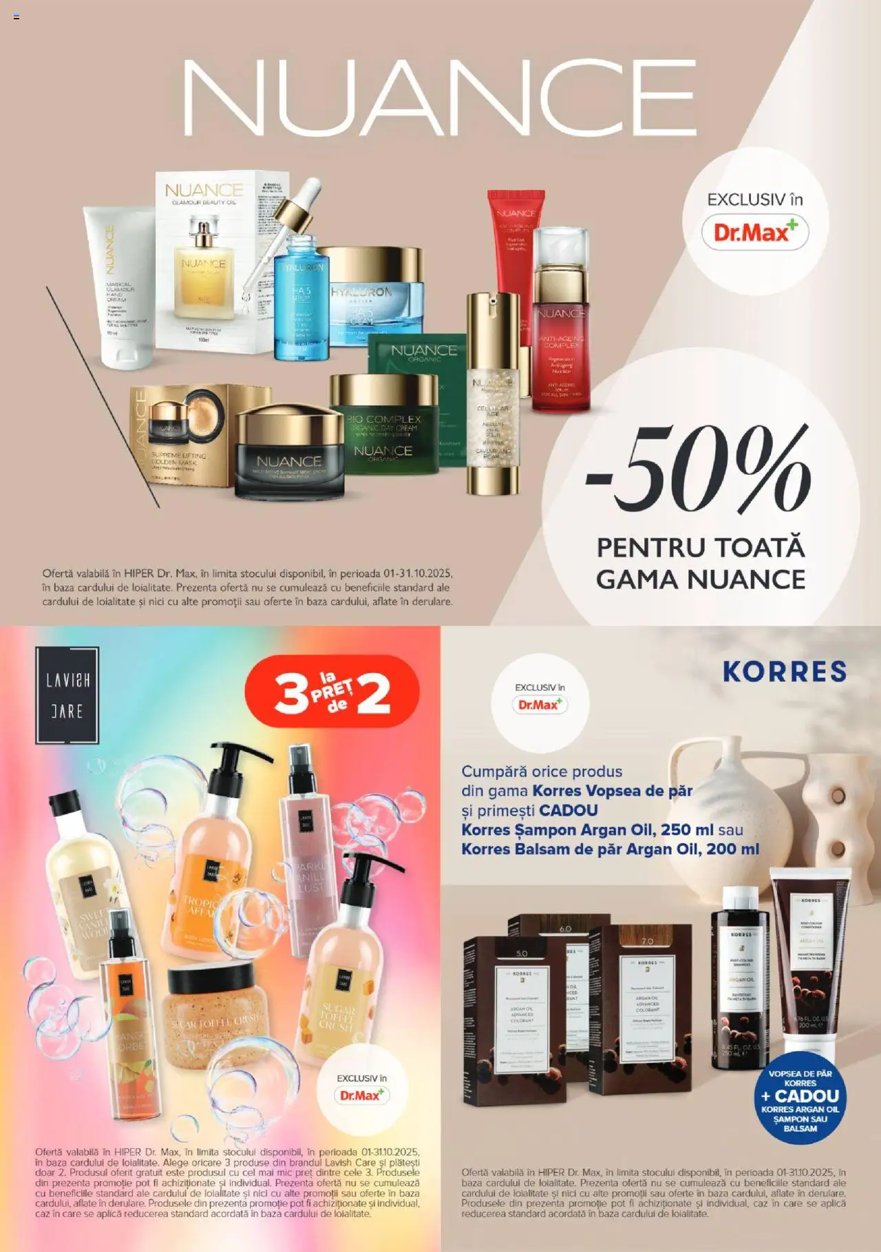 Noul catalog Dr.Max – valabil de la 01.10.2025 | Pagină: 2 | Produse: Şerit ödül, Vopsea, Balsam, Balsam de păr