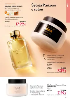 Oriflame katalog 4/2026 - Pregled kataloga iz trgovine Oriflame, vrijedi od 11.03.2026 | Stranica: 45 | Proizvodi: Miris, Krema, Voda, Breskva