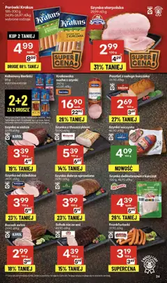 Delikatesy Centrum Gazetka od 11.09.2025 | Strona: 24 | Produkty: Schab, Frankfurterki, Parówki, Boczek