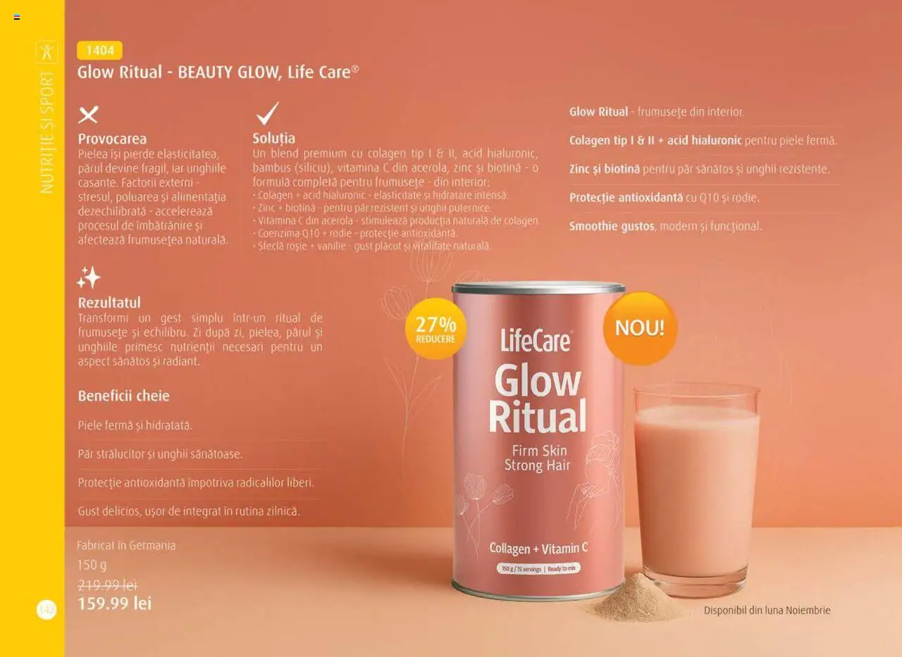Noul catalog Life Care – valabil de la 01.10.2025 | Pagină: 144 | Produse: Smoothie, Sfeclă
