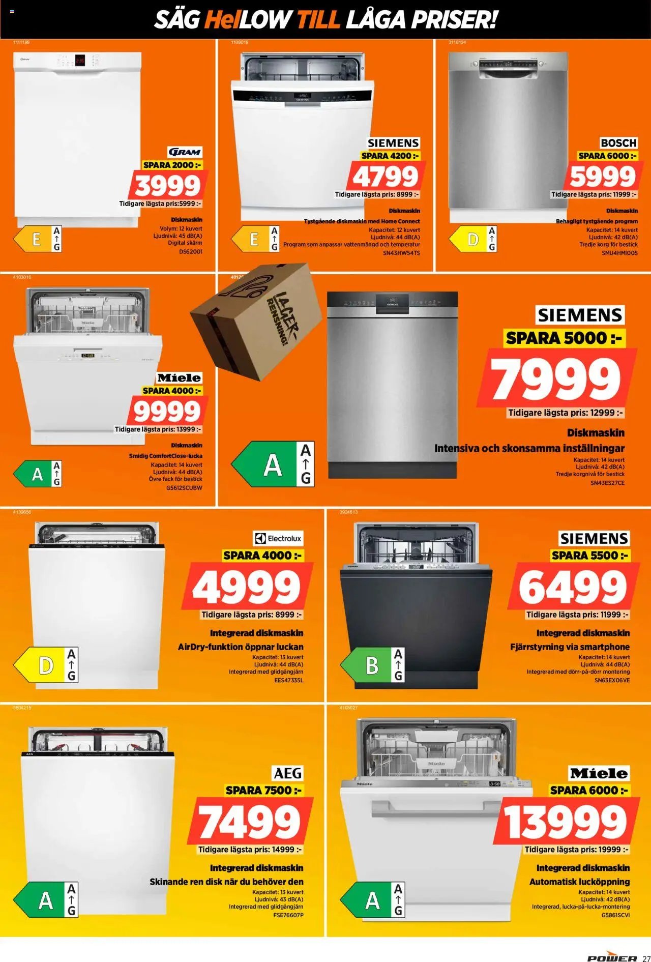 Power reklamblad aktuell från 06.10.2025 | Sida: 27 | Produkter: Såg, Korg, Kuvert, Smartphone