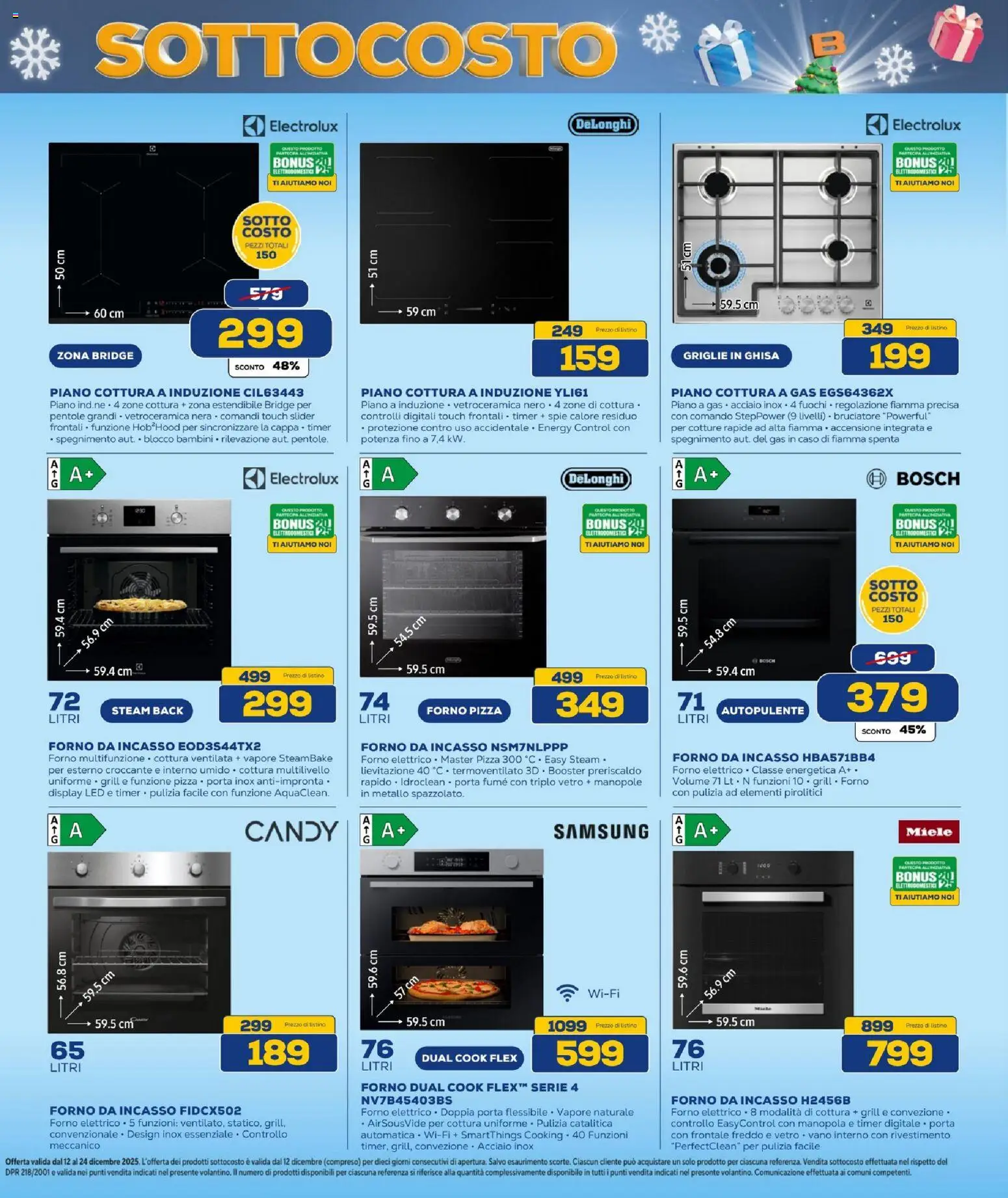 Volantino BRUNO del 12.12.2025 | Pagina: 20 | Prodotti: Pizza, Forno, Forno elettrico, Samsung
