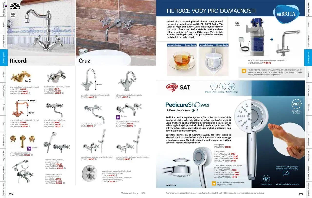 Siko koupelny katalog Koupelny 2025/2026 od 14.10.2025 | Strana: 138 | Produkty: Voda, Písek, Bruska, Baterie