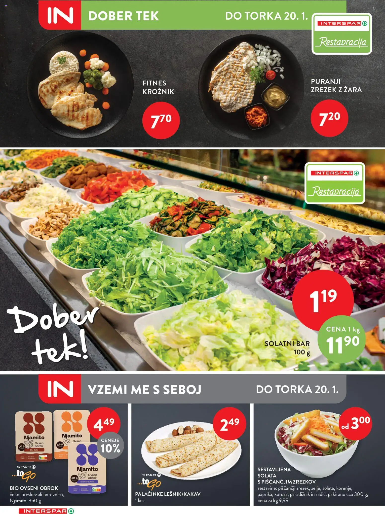 Novi Spar katalog ponudbe – veljaven od 14.01.2026 | Stran: 8 | Izdelki: Kos, Paradiznik, Solata, Breskev