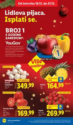 Jagode, Pak. 250 g - pregled Lidl kataloga - važi od 18.12.2025 | Strana: 14