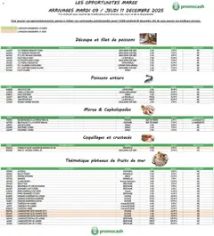 Promocash - Prévisualisation de Promocash Opportunités Marée valide à partir de 09.12.2025