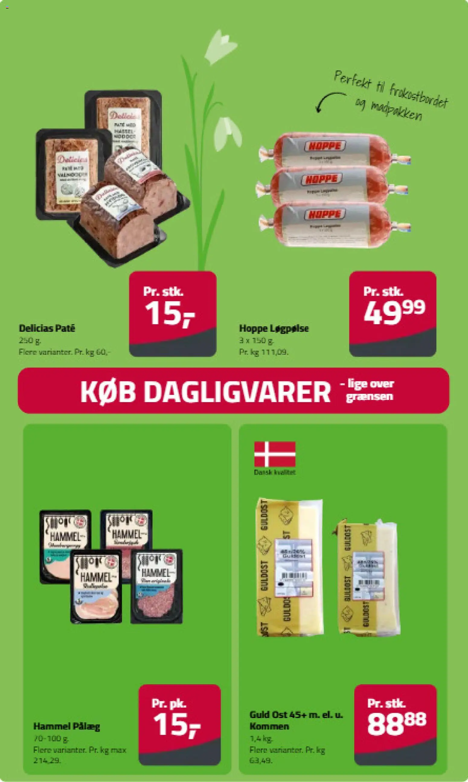 Fleggaard tilbudsavis – gyldig fra 08.04.2026 | Side: 2 | Produkter: Paté, Ost, Pålæg
