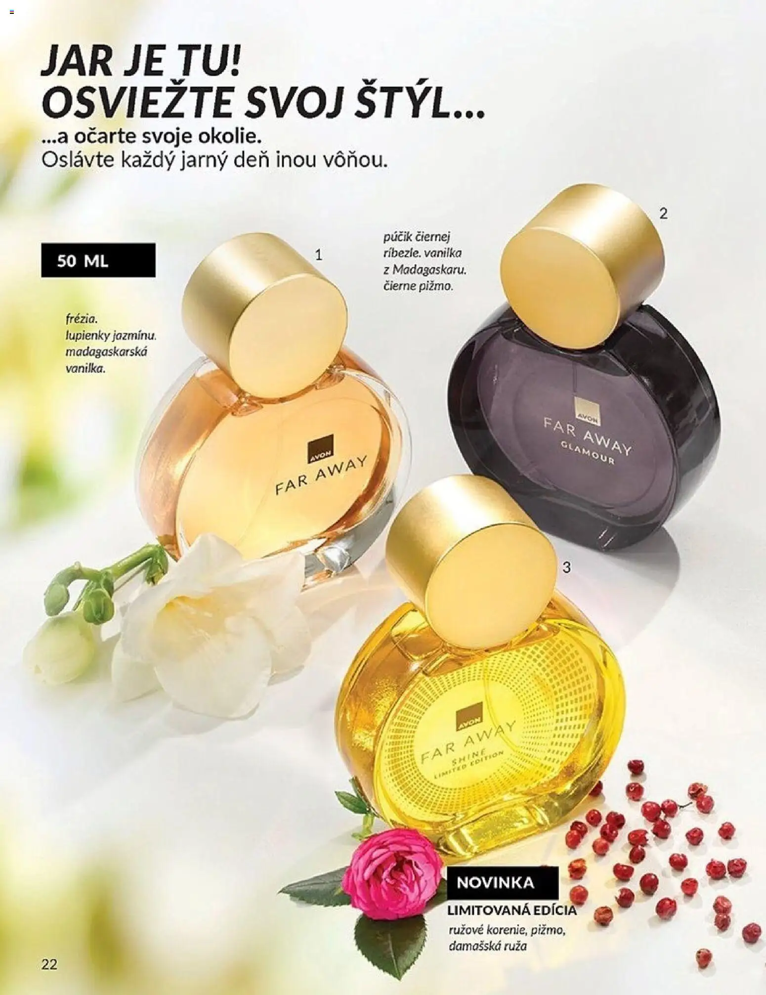 Nové Avon akcie – leták je platný od 01.04.2026 | Strana: 22 | Produkty: Jar