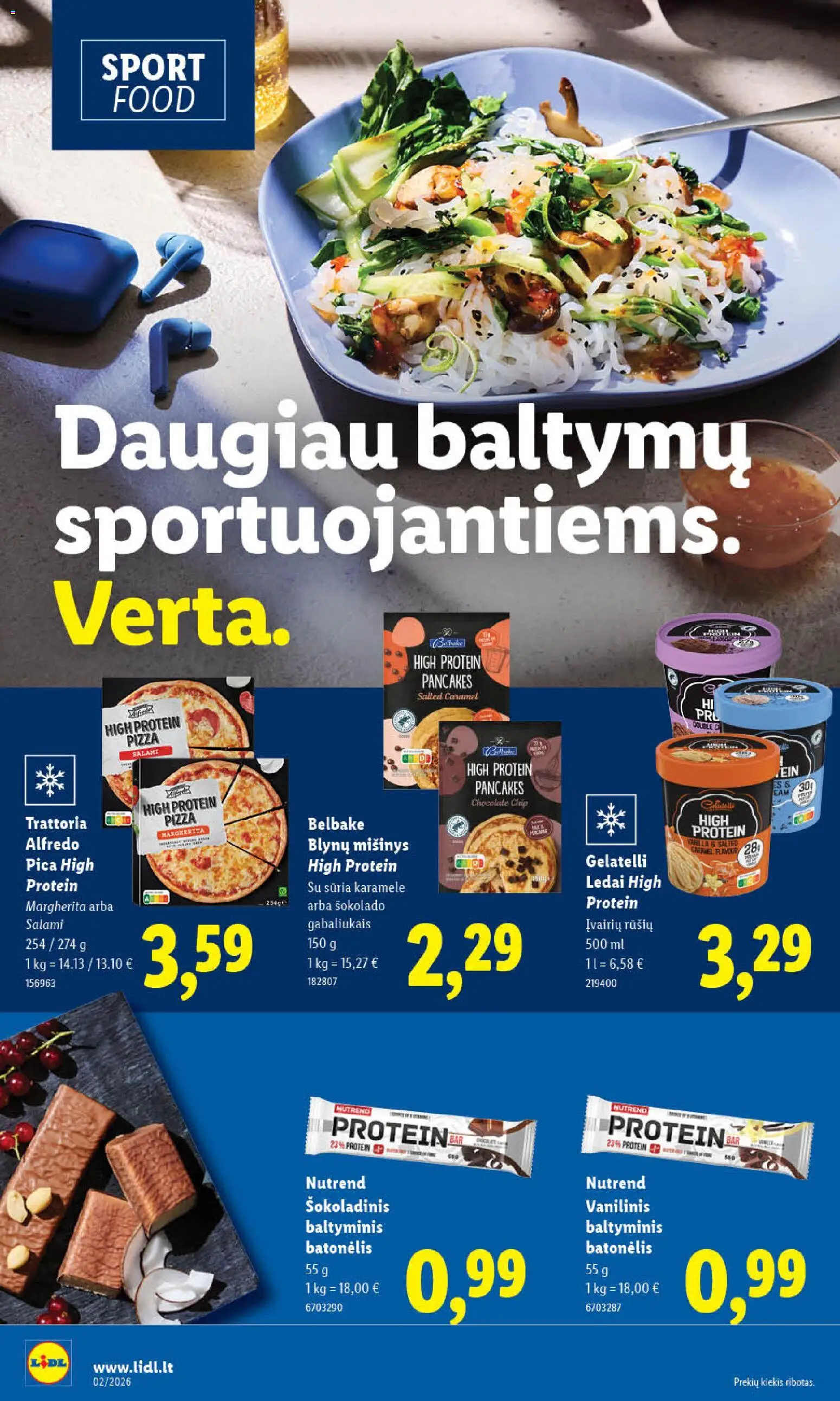 LIDL akcijos nuo 05.01.2026 | Puslapis: 16 | Prekių: Ledai, Pica