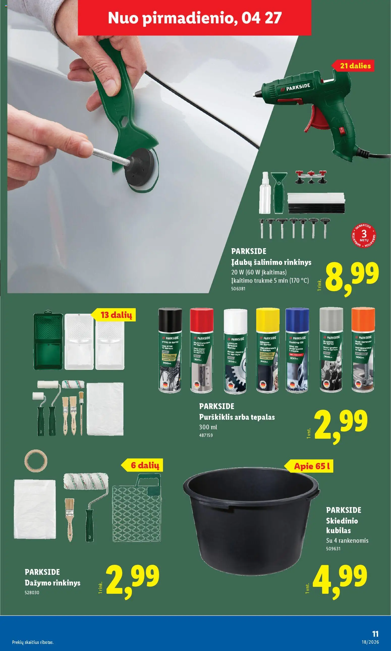 LIDL akcijos nuo 27.04.2026 | Puslapis: 11
