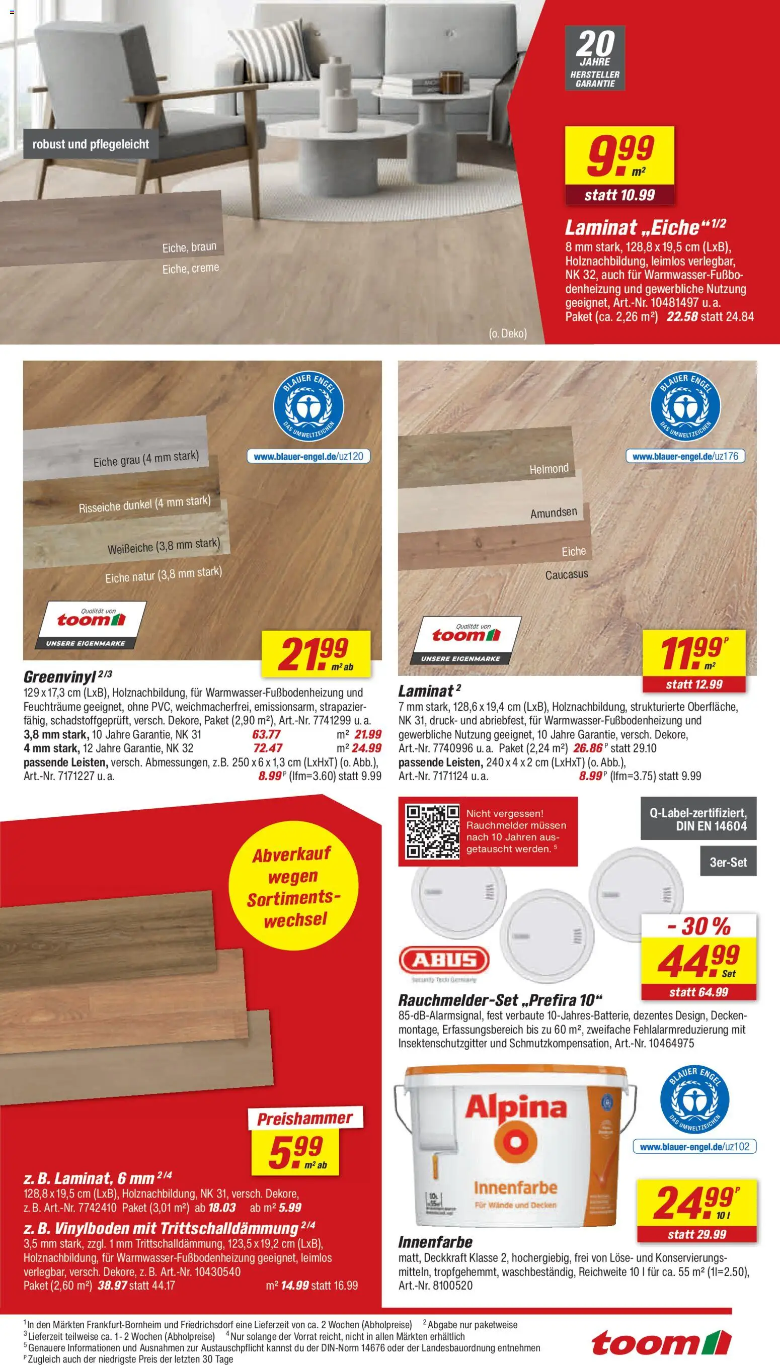 Toom Baumarkt Prospekt 	 – gültig ab 14.03.2026 | Seite: 19 | Produkte: Creme