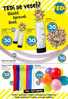 Náhled letáku TEDi leták od 13.02.2026 | Strana: 2 | Produkty: Balonky, Girlanda, Konfety, Dekorace