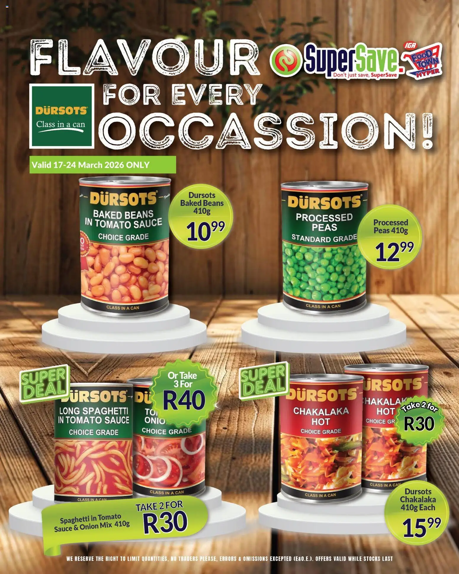 New Super Save catalogue – valid from 17.03.2026 | Page: 16 | Products: Beans, Baked beans, Tomato sauce, Sauce
