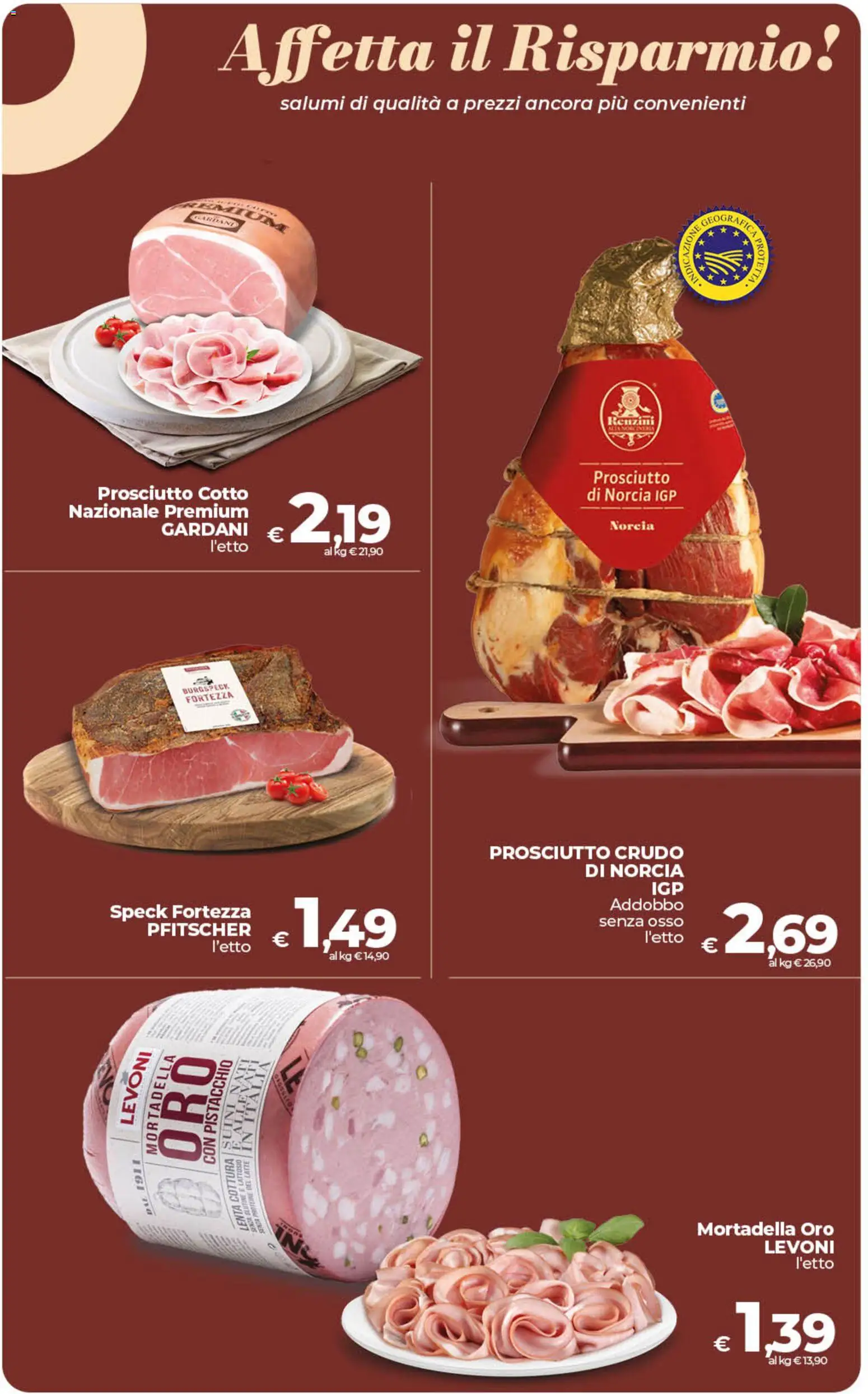 Volantino Ipercoop del 13.02.2026 | Pagina: 18 | Prodotti: Speck, Prosciutto Cotto, Prosciutto, Mortadella