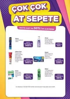 Gratis Katalog - 01.09.2025 tarihinden itibaren geçerlidir | Sayfa: 7 | Ürünler: Hijyenik ped, Deodorant, Makyaj