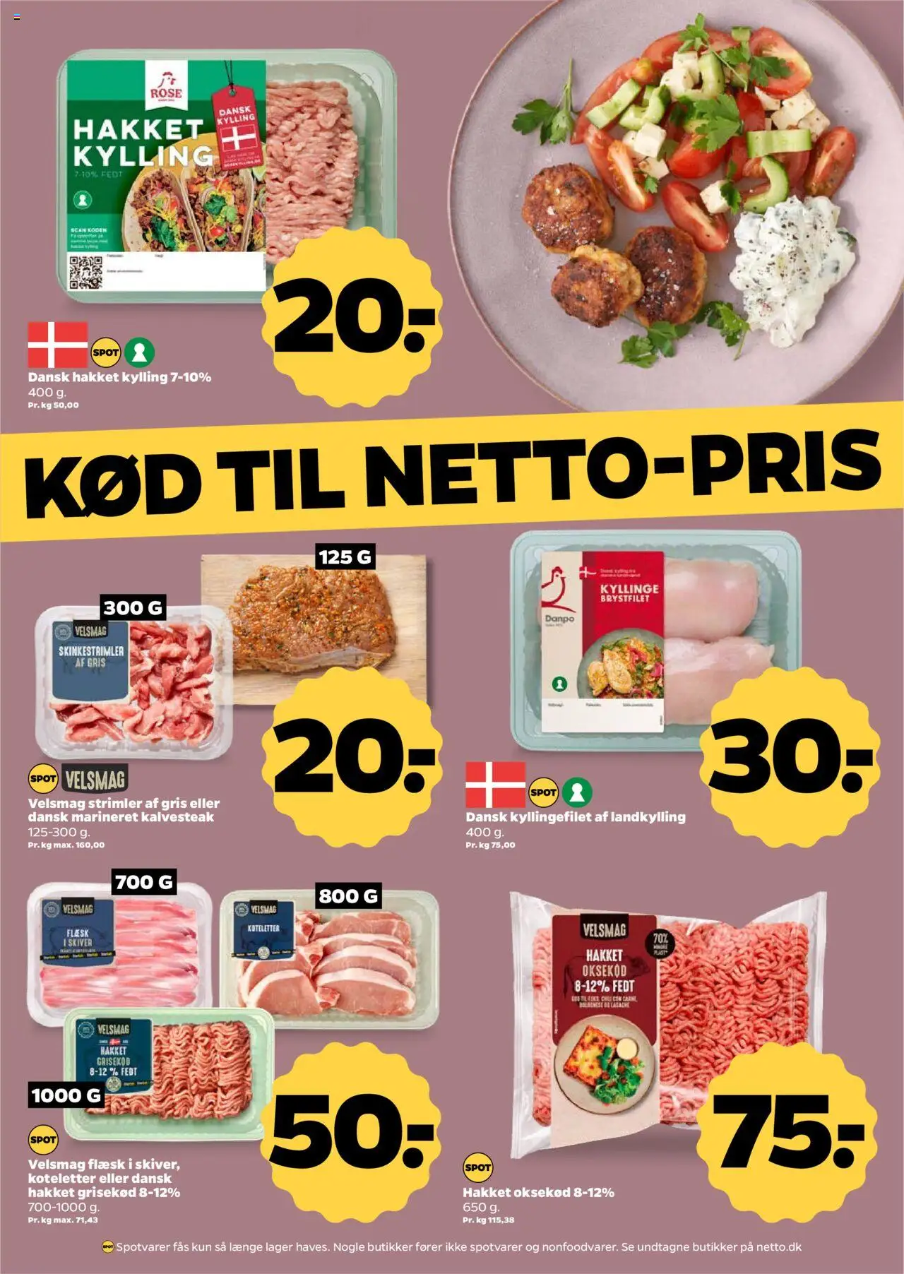 Netto Tilbudsavis gyldig fra 02.08.2025 | Side: 5 | Produkter: Koteletter, Oksekød