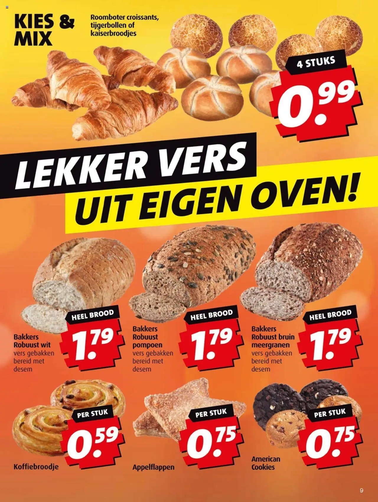  | Pagina: 9 | Producten: Pompoen, Brood, Roomboter, Oven